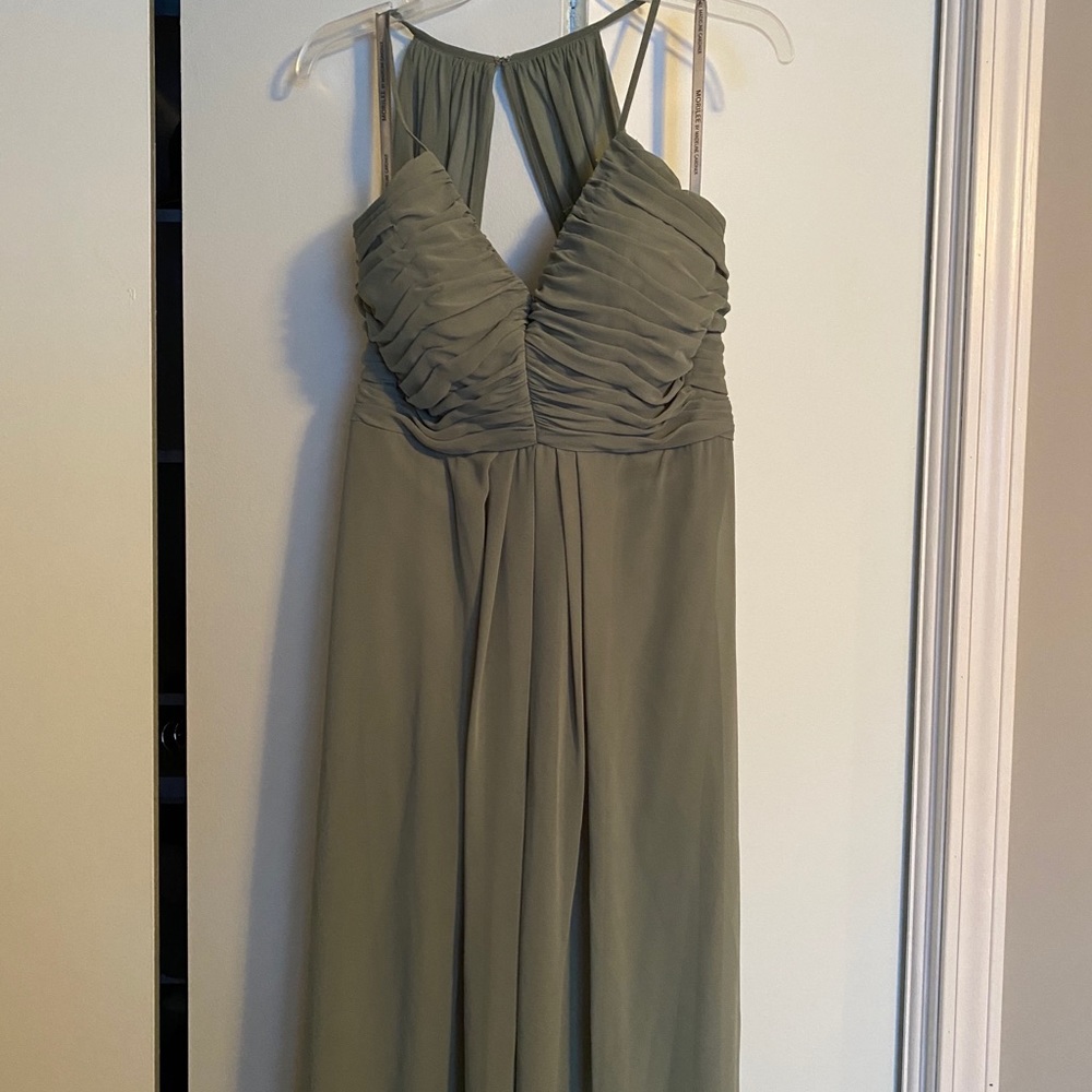 Morilee Bridesmaid dress-moss